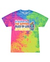 fashionable cotton crew neck clothing T-shirt tee shirt tie dye apparel