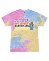 fashionable cotton crew neck clothing T-shirt tee shirt tie dye apparel