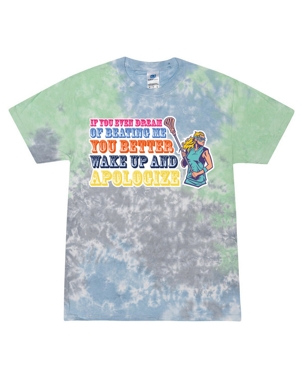 fashionable cotton crew neck clothing T-shirt tee shirt tie dye apparel