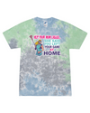 fashionable cotton crew neck clothing T-shirt tee shirt tie dye apparel