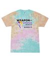 fashionable cotton crew neck clothing T-shirt tee shirt tie dye apparel