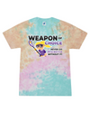fashionable cotton crew neck clothing T-shirt tee shirt tie dye apparel