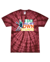 fashionable cotton crew neck clothing T-shirt tee shirt tie dye apparel