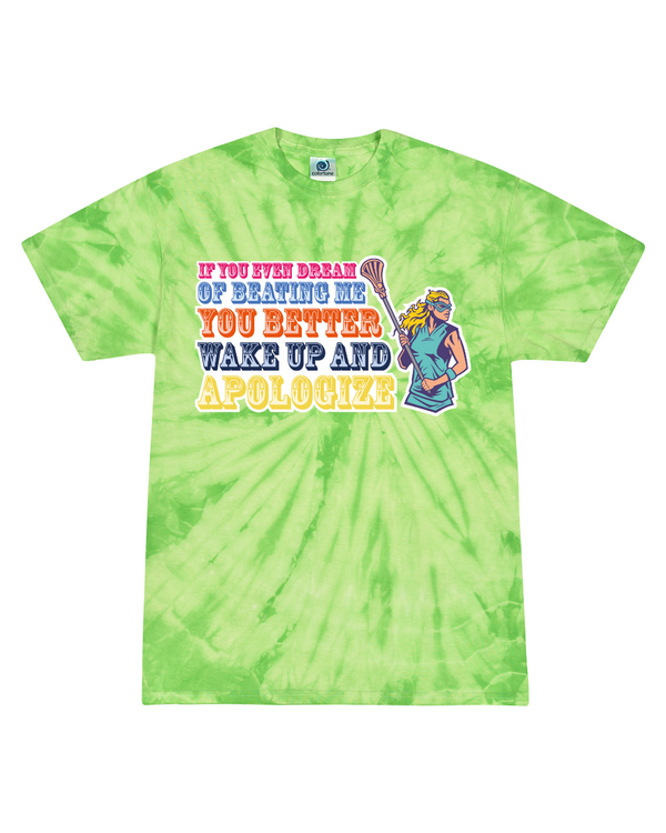 fashionable cotton crew neck clothing T-shirt tee shirt tie dye apparel