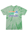 fashionable cotton crew neck clothing T-shirt tee shirt tie dye apparel