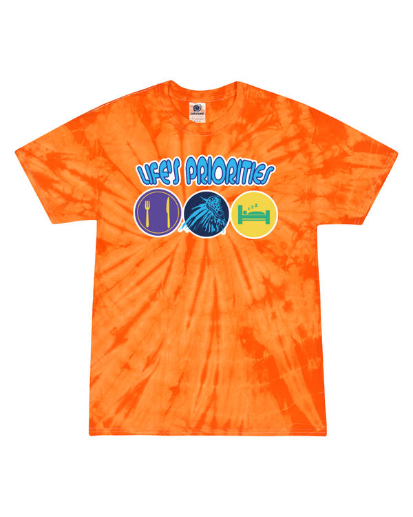 fashionable cotton crew neck clothing T-shirt tee shirt tie dye apparel