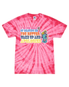 fashionable cotton crew neck clothing T-shirt tee shirt tie dye apparel