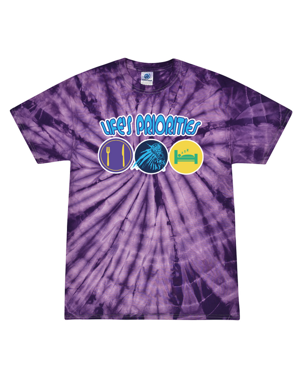 fashionable cotton crew neck clothing T-shirt tee shirt tie dye apparel