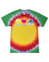 fashionable cotton crew neck clothing T-shirt tee shirt tie dye apparel