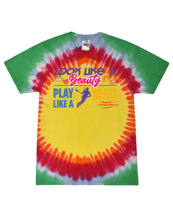 fashionable cotton crew neck clothing T-shirt tee shirt tie dye apparel