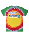fashionable cotton crew neck clothing T-shirt tee shirt tie dye apparel