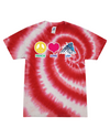 fashionable cotton crew neck clothing T-shirt tee shirt tie dye apparel