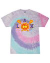 fashionable cotton crew neck clothing T-shirt tee shirt tie dye apparel