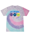 fashionable cotton crew neck clothing T-shirt tee shirt tie dye apparel