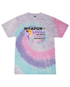 fashionable cotton crew neck clothing T-shirt tee shirt tie dye apparel