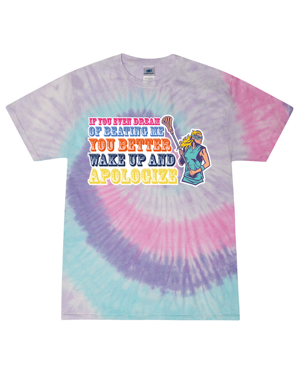 fashionable cotton crew neck clothing T-shirt tee shirt tie dye apparel