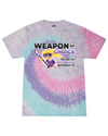 fashionable cotton crew neck clothing T-shirt tee shirt tie dye apparel
