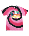 fashionable cotton crew neck clothing T-shirt tee shirt tie dye apparel