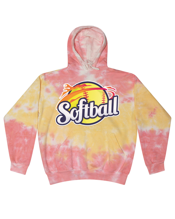 Softball - Tie Dyed Hoodies