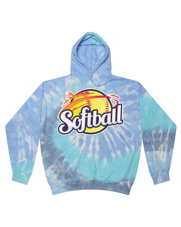 Softball - Tie Dyed Hoodies