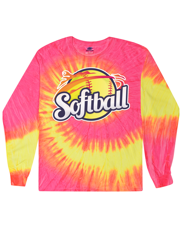 Softball - Tie Dyed Long Sleeve