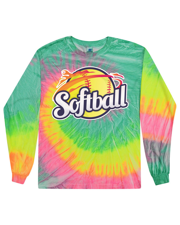 Softball - Tie Dyed Long Sleeve