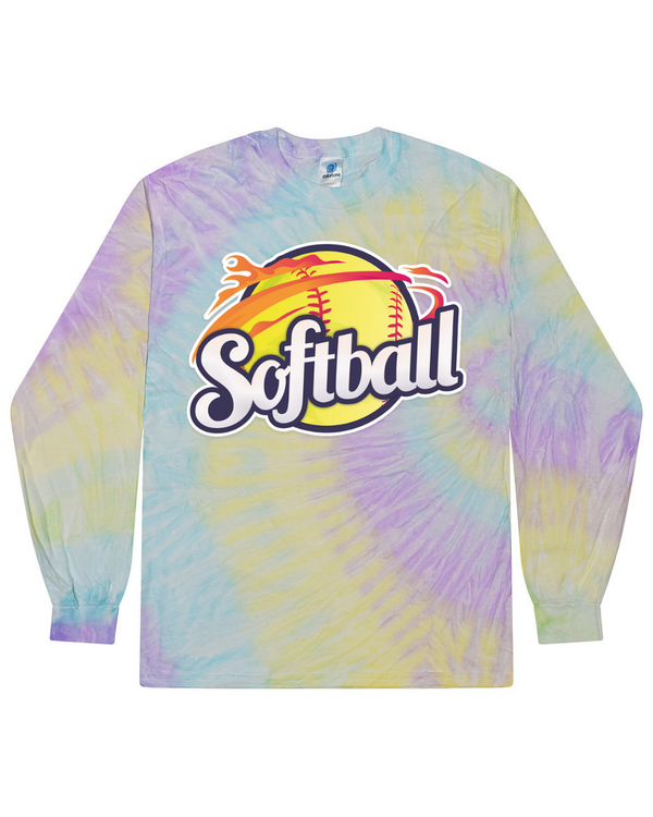Softball - Tie Dyed Long Sleeve