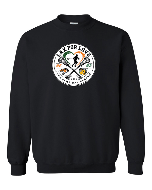 Crewneck Sweatshirt- Lax for Lov3