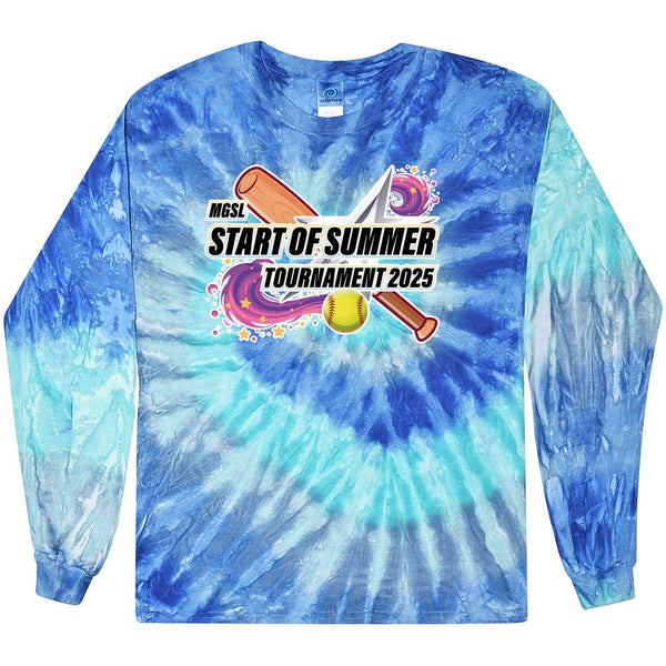Tie Dyed Long Sleeve - MGSL Start of Summer Softball Tournament 2025