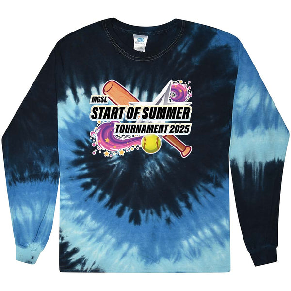 Tie Dyed Long Sleeve - MGSL Start of Summer Softball Tournament 2025