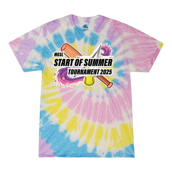 Tie Dyed Short Sleeve - MGSL Start of Summer Softball Tournament 2025