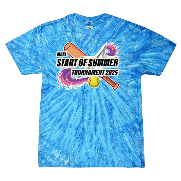 Tie Dyed Short Sleeve - MGSL Start of Summer Softball Tournament 2025