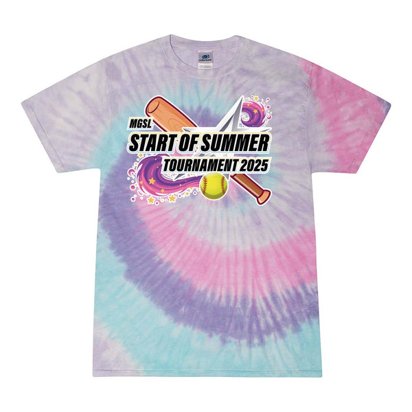 Tie Dyed Short Sleeve - MGSL Start of Summer Softball Tournament 2025
