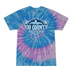 2024 Tri County Swim League A Championships - Tie Dyed T-shirt