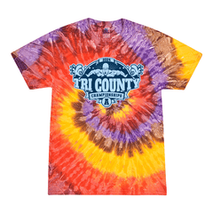 2024 Tri County Swim League A Championships - Tie Dyed T-shirt