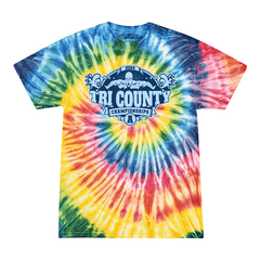 2024 Tri County Swim League A Championships - Tie Dyed T-shirt