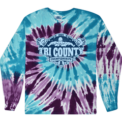 2024 Tri County Swim League A Championships - Long Sleeve Tie Dyed