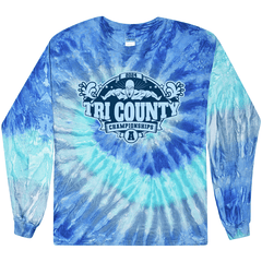 2024 Tri County Swim League A Championships - Long Sleeve Tie Dyed