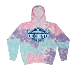 2024 Tri County Swim League A Championships - Tie Dyed Hoodie