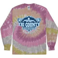 2024 Tri County Swim League A Championships - Long Sleeve Tie Dyed