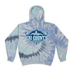 2024 Tri County Swim League A Championships - Tie Dyed Hoodie