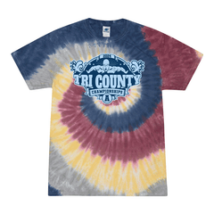 2024 Tri County Swim League A Championships - Tie Dyed T-shirt