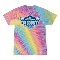 2024 Tri County Swim League A Championships - Tie Dyed T-shirt