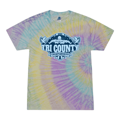 2024 Tri County Swim League A Championships - Tie Dyed T-shirt