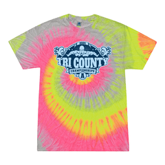 2024 Tri County Swim League A Championships - Tie Dyed T-shirt