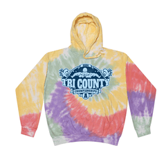 2024 Tri County Swim League A Championships - Tie Dyed Hoodie