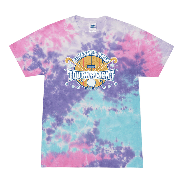 Tie Dyed T-shirt - 2025 Blizzard Bash Tournament