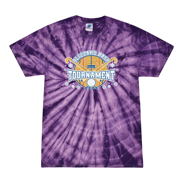 Tie Dyed T-shirt - 2025 Blizzard Bash Tournament