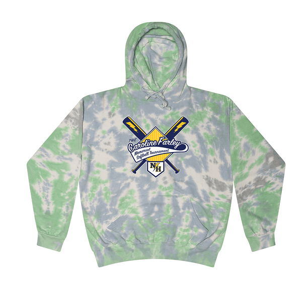 Tie Dyed Hoodie - Caroline Farley Memorial Softball Tournament 2026