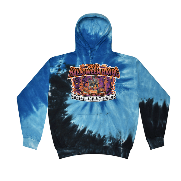 Tie Dyed Hoodie - 2025 Howard County Halloween Havoc FH Tournament